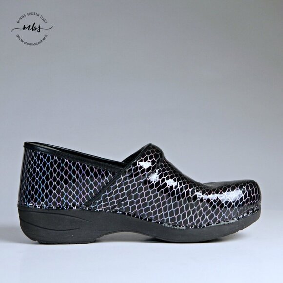 Dansko XP Professional Leather Clogs Iridescent Black Women EU 41 US 10.5-11 - Picture 8 of 15